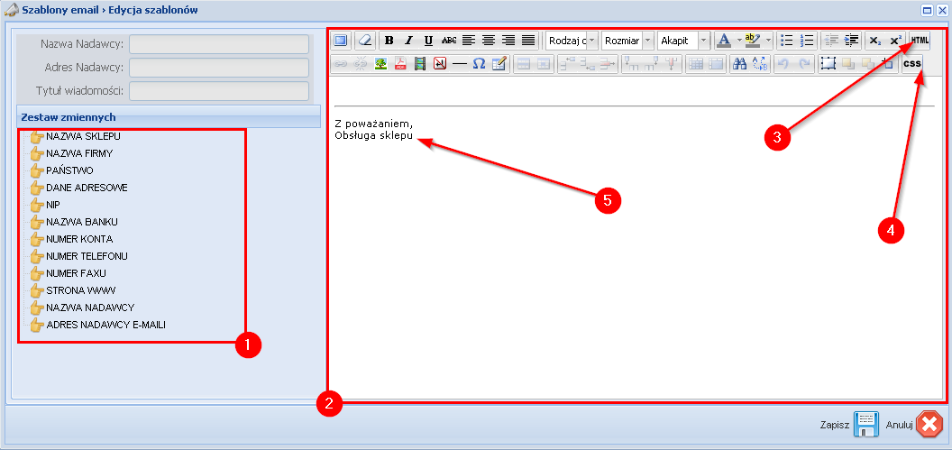 View of the graphic editor